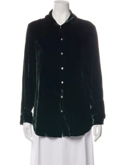 Pre-owned Asceno Long Sleeve Blouse W/ Tags In Black