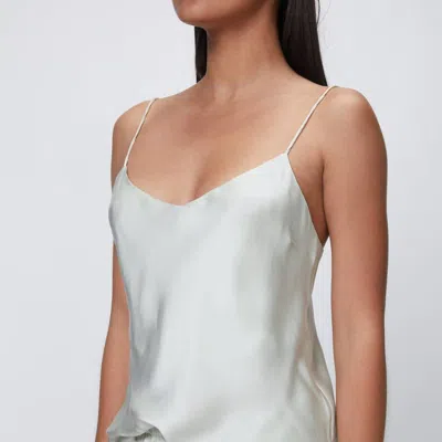 Asceno Milos Cami In Mint In White