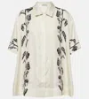 Asceno Montauk Silk Shirt In White