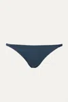 Asceno The Biarritz Bikini Bottom In Slate In Blue