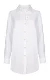Asceno The Formentera Linen Shirt In White