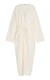 Asceno The Lorenzo Cotton-linen Robe