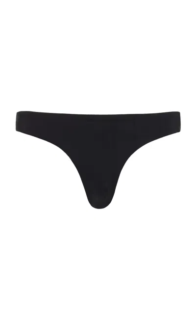 Asceno The Naples Bikini Bottoms In Black