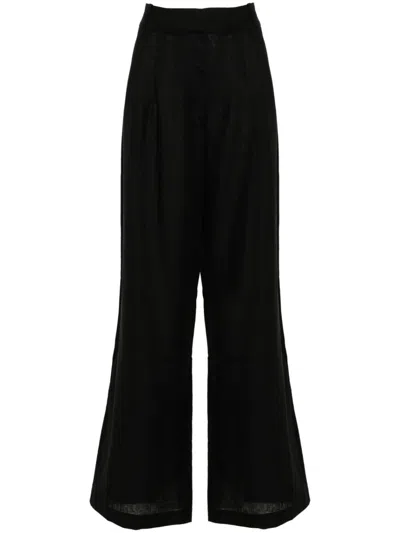 Asceno The Rivello Trousers In Black