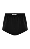 Asceno The Venice Silk Shorts In Black