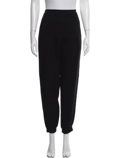 Pre-owned Asceno Wide Leg Pants In Black