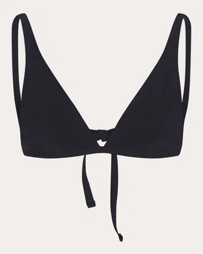 Asceno Women's Cannes Bikini Top In Black