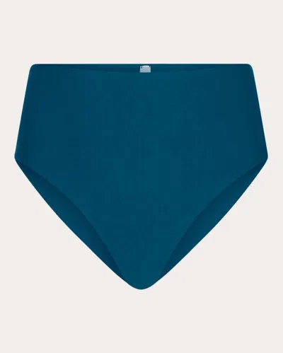 Asceno Women's Deia Bikini Bottoms In Blue