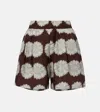 Asceno Zurich Printed Silk Twill Shorts