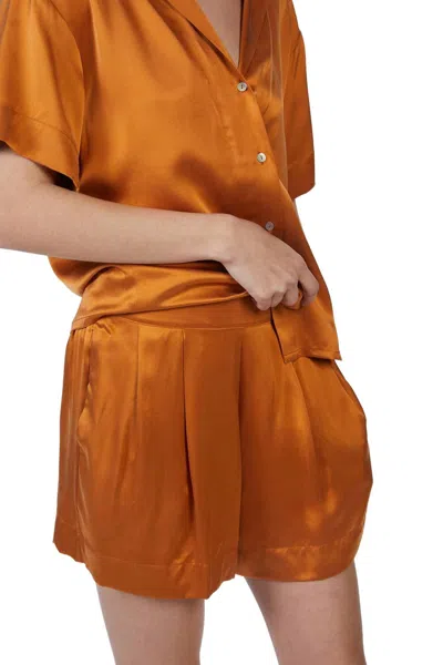 ASCENO ZURICH SHORT IN CARAMEL