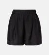 Asceno Zurich Silk Twill Shorts