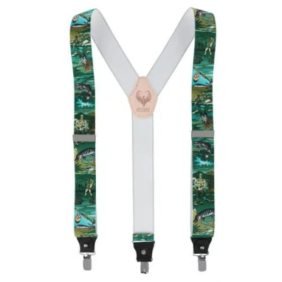 Ascentix Angler Fishing Clip End Suspenders In Multi
