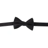 Ascentix Etched Herringbone Twist Bowtie In Black