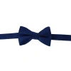 Ascentix Etched Herringbone Twist Bowtie In Blue