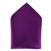 Ascentix Etched Herringbone Twist Pocket Square In Purple