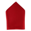 Ascentix Etched Herringbone Twist Pocket Square In Red