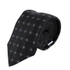 Ascentix Flower Diamonds Necktie In Black