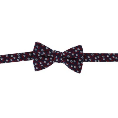 Ascentix Metallic Flowers And Leaves Bowtie In Multi