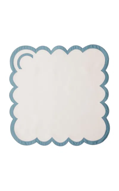 Ascher - Les Coraux Napkin - Sea Blue - Light Blue