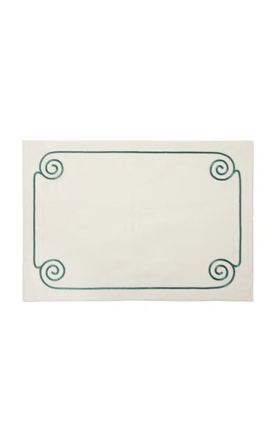 Ascher Les Ondes Placemat Neige In White