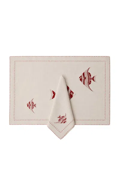 Ascher - Les Sillages Napkin - White