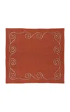 Ascher Les Spirales Napkin In Orange
