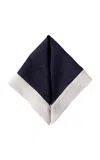 Ascher Lisière Napkin In Blue