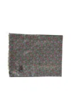 Ascot Bi-material Scarf Accessories In Green