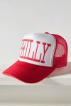 Ascot + Hart Philly Trucker Hat In Pink