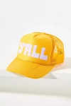 Ascot + Hart Y'all Trucker Hat In Yellow
