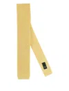 Ascot Knitted Tie In Yellow