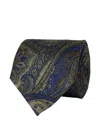 Ascot Paisley-pattern Tie In Blue