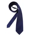 Ascot Textured Silk Tie In Blue