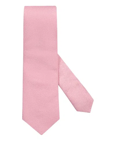 Ascot Twill Tie In Pink