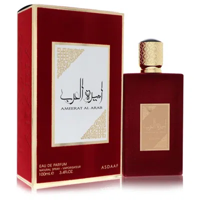 Asdaaf 3.4 oz Al Arab Cologne Eau De Parfum Spray For Unisex In Burgundy