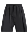 Asensyo Man Shorts & Bermuda Shorts Black Size Xxl Nylon, Elastane In Black