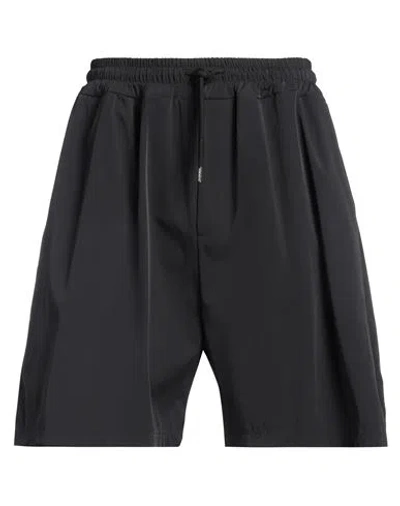 Asensyo Man Shorts & Bermuda Shorts Black Size Xxl Nylon, Elastane