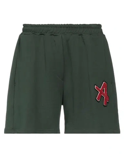 Asensyo Man Shorts & Bermuda Shorts Green Size Xs Cotton