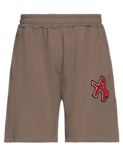 Asensyo Man Shorts & Bermuda Shorts Khaki Size M Cotton In Beige