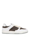 Asensyo Man Sneakers Dark Brown Size 12 Leather In Brown