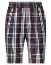 Asfalto Man Shorts & Bermuda Shorts Burgundy Size 32 Virgin Wool In Red