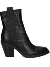 Ash 80mm Jagger Paneled Ankle Boots In Black