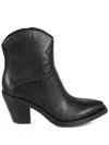 Ash Judy Black Texan Ankle Boot In Black