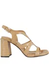 Ash 80mm Luna Sandals In Neutrals