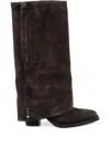 Ash 85mm Jackson Zip Boots In Brown