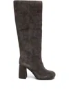 Ash 90mm Eliah Block-heel Knee-high Boots In Multi