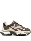 Ash Addict Sneaker In Green Nubuck In Green