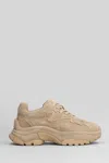 Ash Addict Sneakers In Beige Suede In Neutral