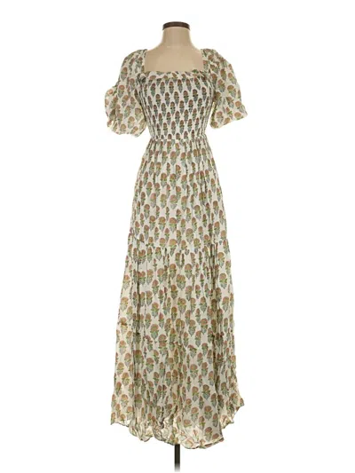 Pre-owned Ash & Eden Casual Dress In Green