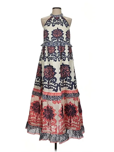 Pre-owned Ash & Eden Casual Dress In Ivory